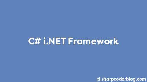 C# i.NET Framework - Thumbnail