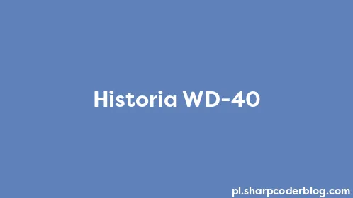 Historia WD-40 - Thumbnail