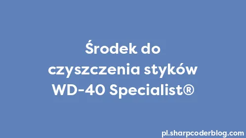 Środek do czyszczenia styków WD-40 Specialist® - Thumbnail