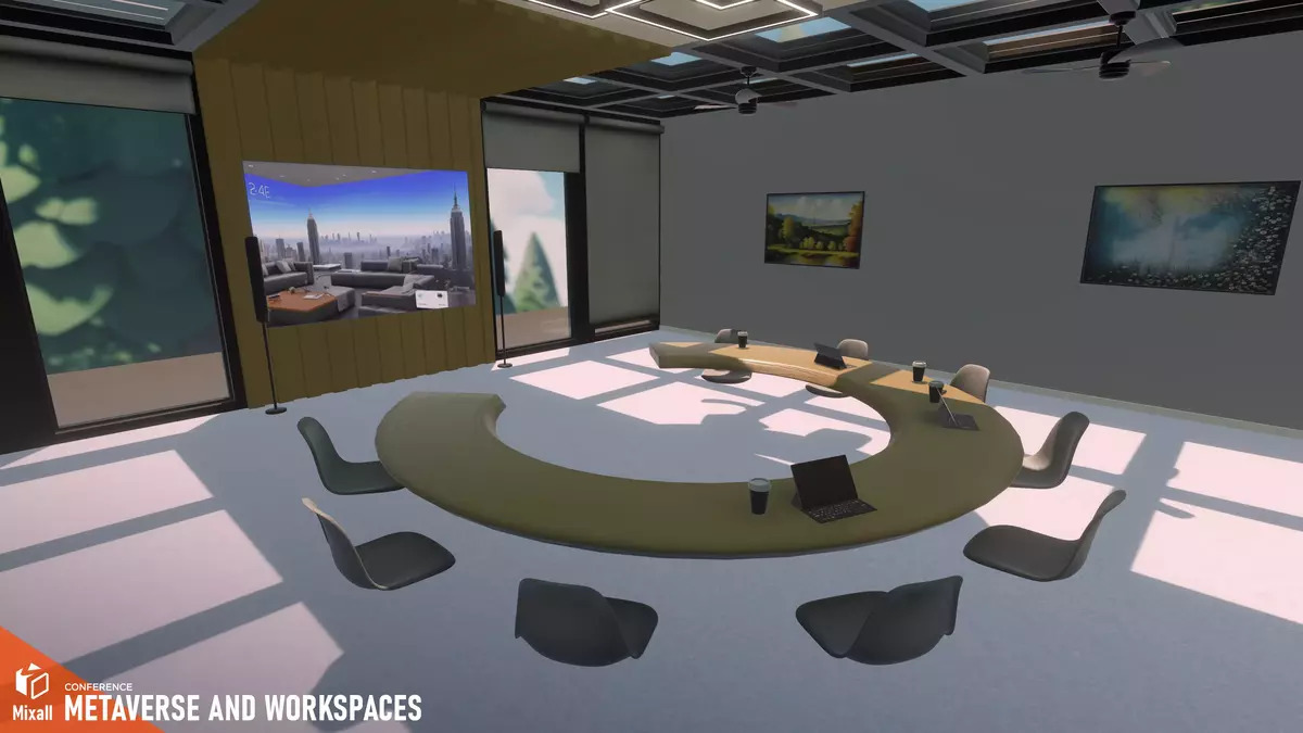 Metaverse i Workspaces — Konferencja — Pakiet Unity Asset Store.