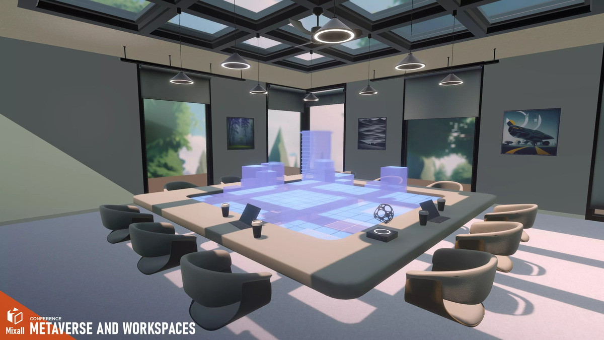 Metaverse i Workspaces — Konferencja — Pakiet Unity Asset Store.