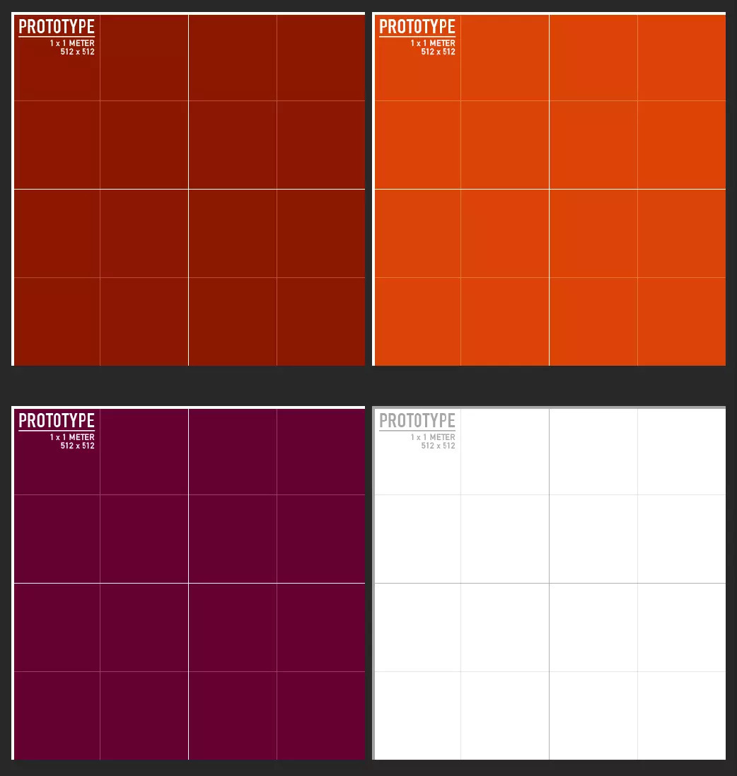 Wstępne ustawienia prototypów materiałów w Unity.
