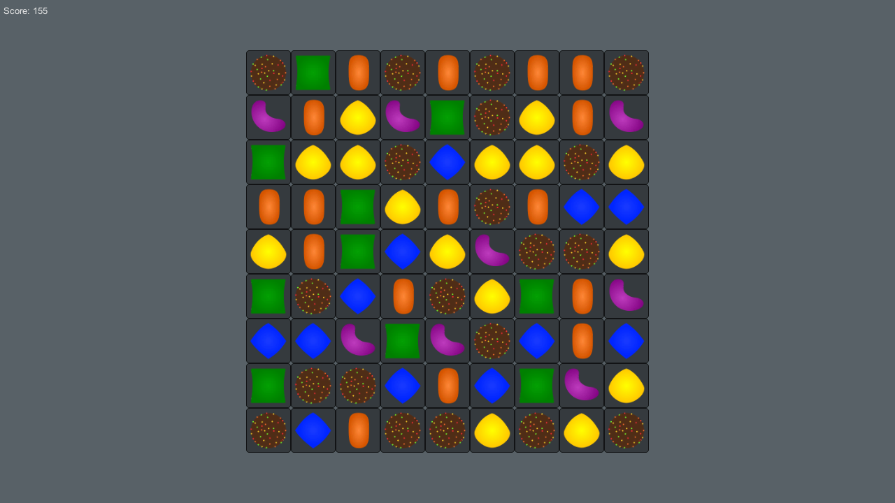 Gra logiczna „Dopasuj 3” w Unity