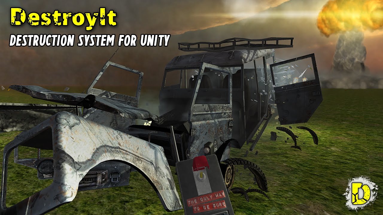 DestroyIt - System zniszczenia - Pakiet Unity Asset Store.