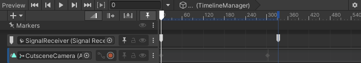 Oś czasu przerywników filmowych Unity Cinemachine