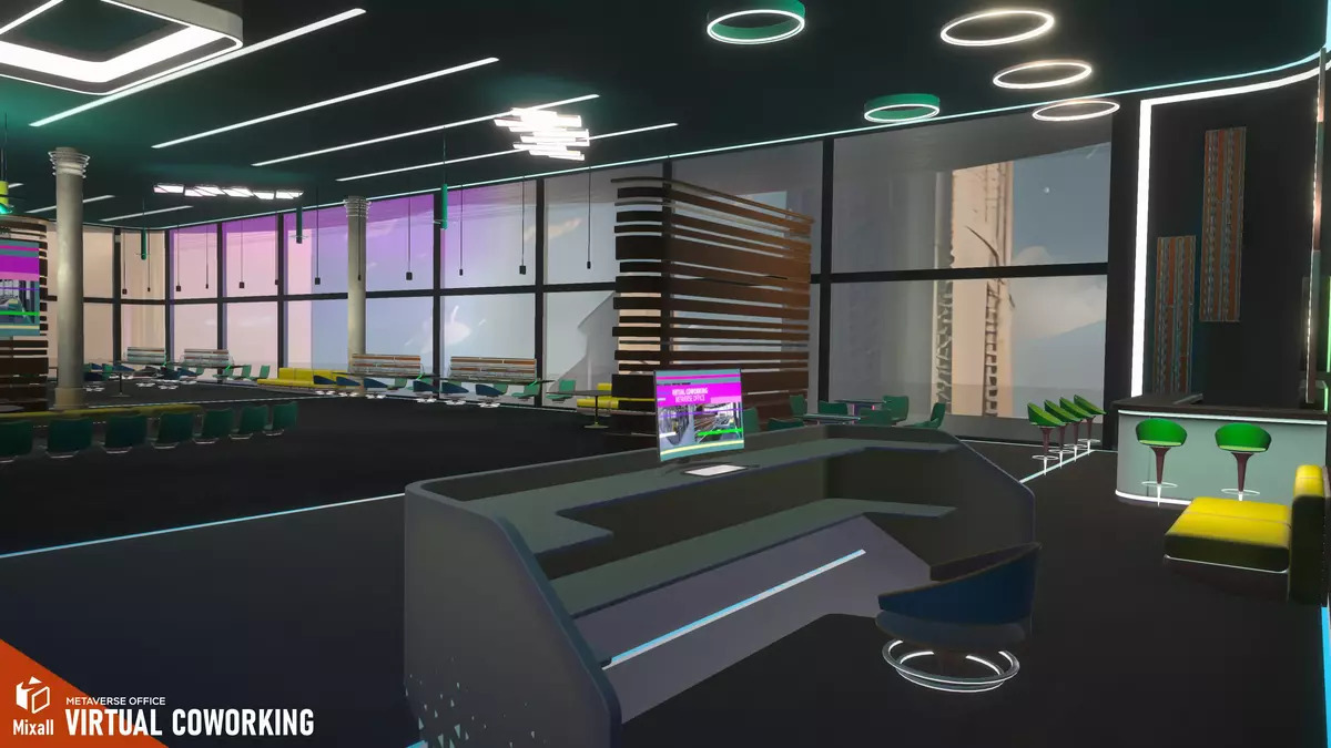 Wirtualny Coworking - Biuro Metaverse - Pakiet Unity Asset Store.