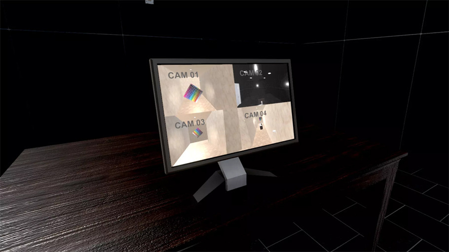 System kamer bezpieczeństwa w Unity.