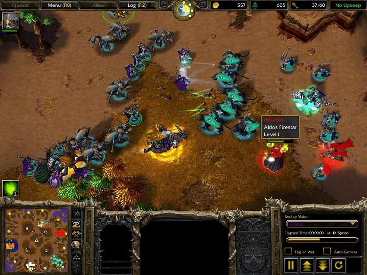 Zrzut ekranu z gry Warcraft 3