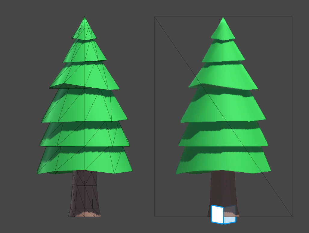 Billboard Mage 1.0 Model 3D Pine Tree do siatki quad